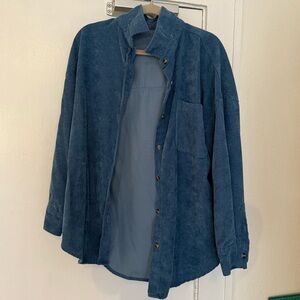 Oversized corduroy jacket